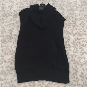 black turtle neck sweater